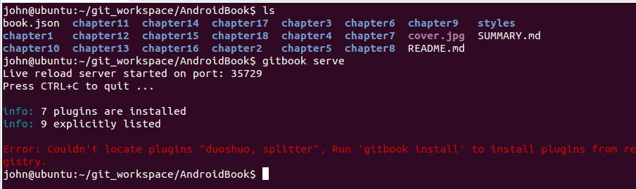 ubuntu14.04װgitbookʹ