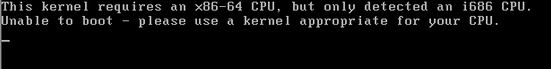 װLinuxʾThis kernel requires an x86-64 cpuĴ