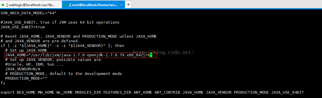 config.sh: line 103: /usr/lib/jvm/java-1.7.0-openjdk