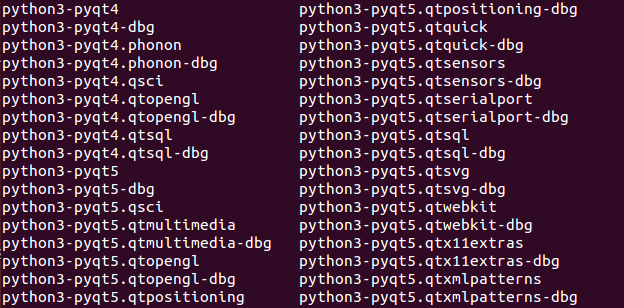 PyQt5 Ubuntu 16.04/14.04