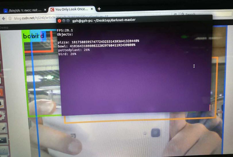 YOLO:You Only Look Onceм¼Ubuntu14.04+GT750M