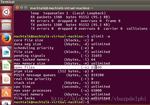 ubuntu 16.04 modify ulimit޸