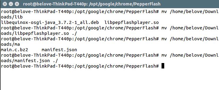 Linux_ChromeAdobe Flash Player is out of date