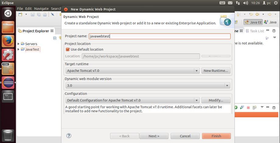 UbuntuвJSPĿEclipse+Mysql+JDBC