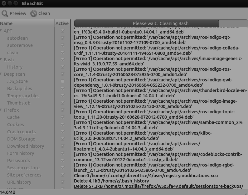 QtCreatorNot enough disk space to store temporary files!