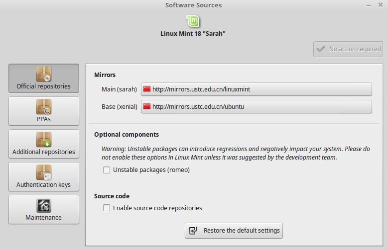 ޸LinuxMint18װԴ