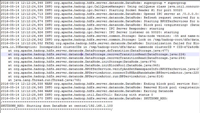 hadoop2.4.1datanode