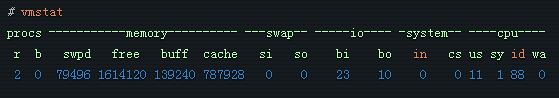 vmstatһ׼ıڴͳƹ