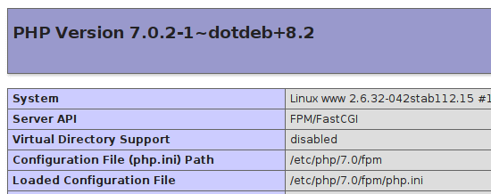 Debian8LEMP