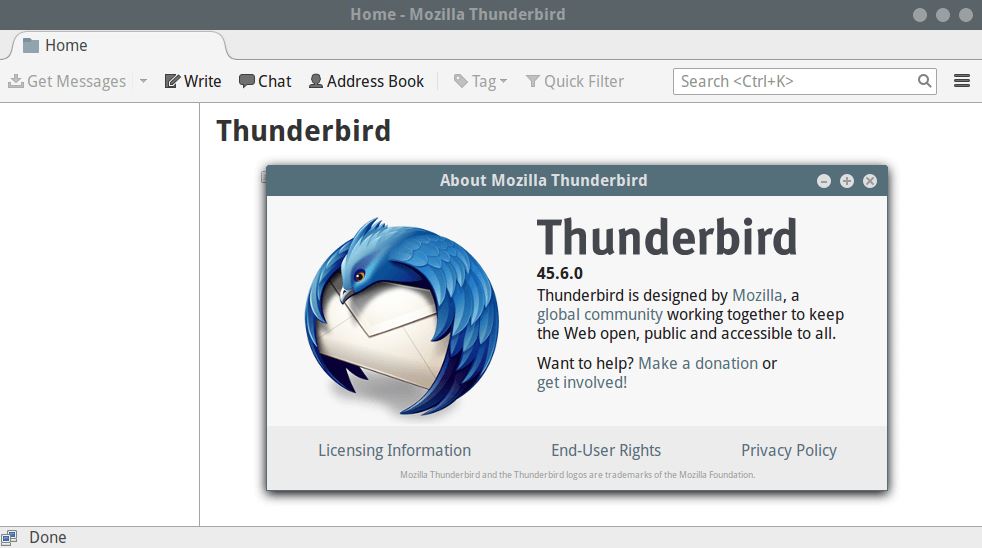 LinuxаװµThunderbirdʼͻ