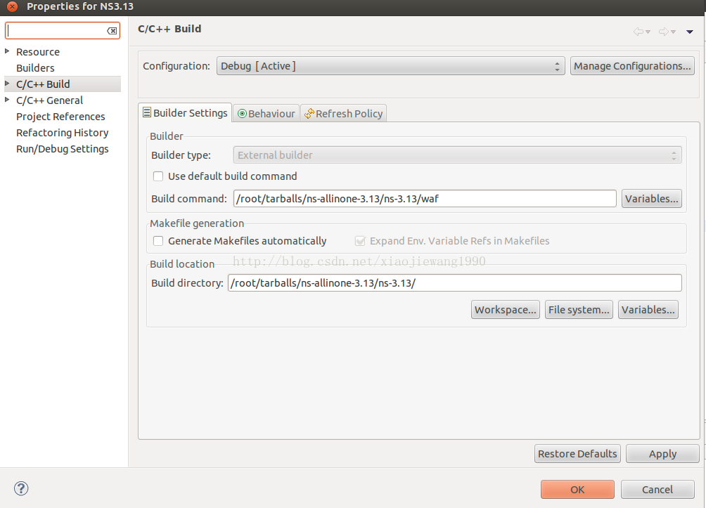 NS3ubuntu12.04eclipseеı뻷