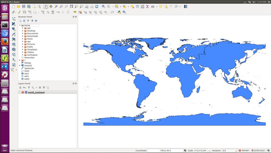 Ubuntu 16.04 PostGIS뵼ESRI Shapefile