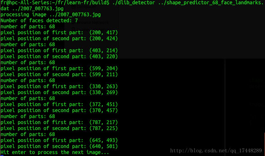 ubuntu14.04+dlib19.2+C+++Face Landmark Detection