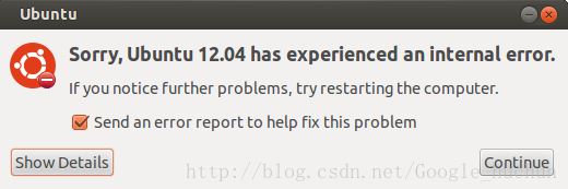 Sorry,Ubuntu xx.xx Has Experienced An Internal ErrorĽ