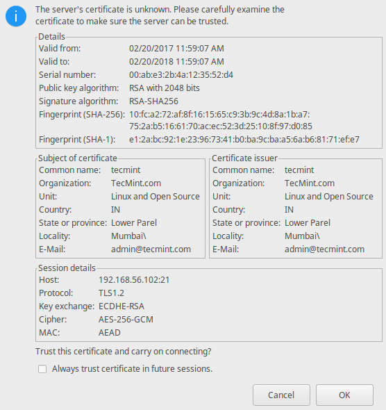 UbuntuʹSSL/TLSһȫFTP