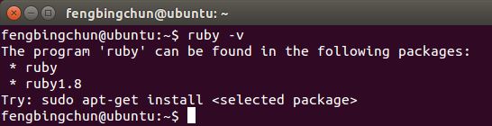 Ubuntu14.04 LTSаװRuby 2.4Դ