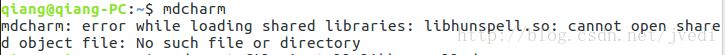 Ubuntuļȱʧ취mdcharm: error: libhunspell.so