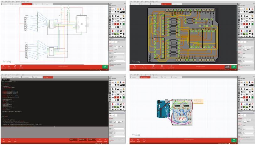 Ubuntu 16.04ʹõ·Fritzing͵ƬArduino˵