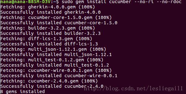 cucumberװ(Linux)