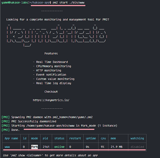 Ubuntuʹpm2NginxNode.jsӦ