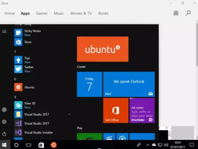 Windows 10 loves Ubuntu