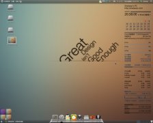 UbuntuʤMAC OS Elegant Gnome+Conky+cairo