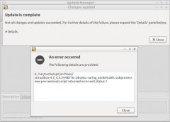 ޸Ubuntuϡ...script returned error exit status 1