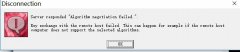 ʾServer responded Algorithm negotiation failedĽ