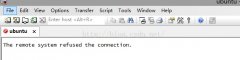 secureCRTThe remote system refused the connection.