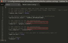 Sublime JavaScriptCSSѹ:Sublime-Minifier