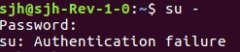 suлrootݣAuthentication failureUbuntu 16.04 LTS